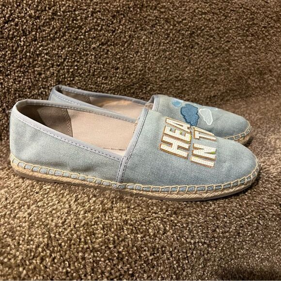SAM EDELMAN CIRCUS Head In The Clouds Espadrille Sz 8.5 light denim - Picture 9 of 12